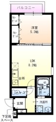 園田駅 徒歩10分 3階の物件間取画像